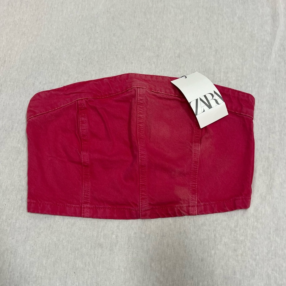 Pink Zara Jean Tube Top